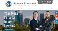 Desktop Screenshot of myarizonainjurylawyers.com